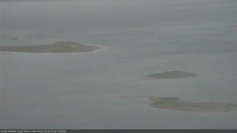 Lake Travis webcam, October 9, 2018 12:10 PM CT