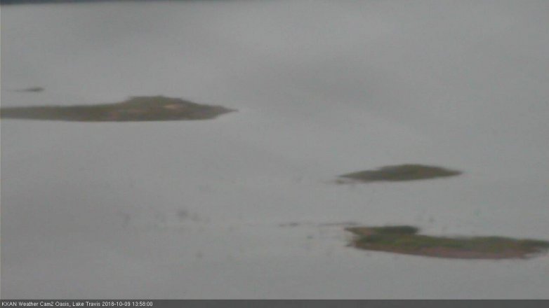 Lake Travis webcam, October 9, 2018 1:00 PM CT