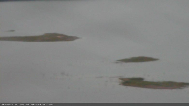 Lake Travis webcam, October 9, 2018 1:05 PM CT