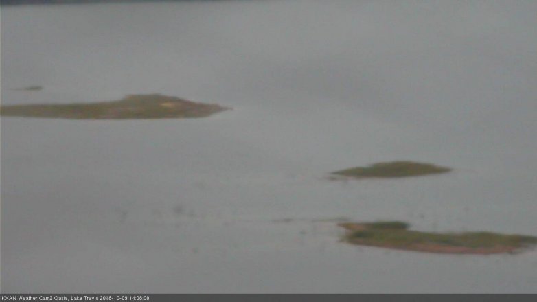 Lake Travis webcam, October 9, 2018 1:10 PM CT