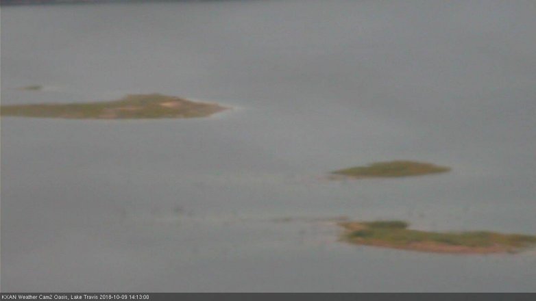 Lake Travis webcam, October 9, 2018 1:15 PM CT