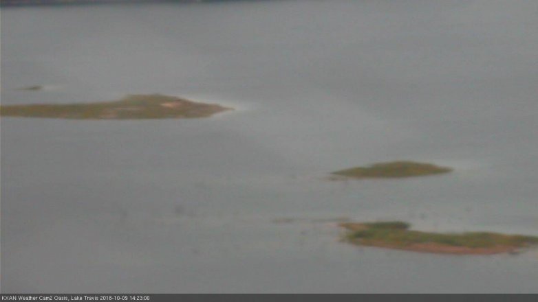 Lake Travis webcam, October 9, 2018 1:25 PM CT