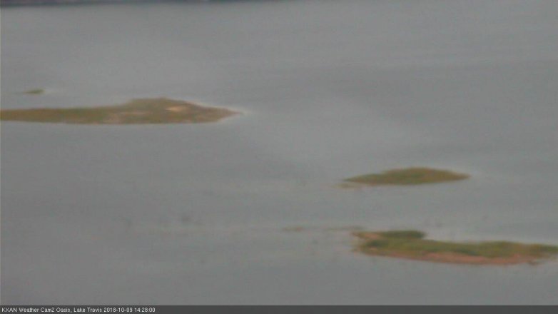 Lake Travis webcam, October 9, 2018 1:30 PM CT