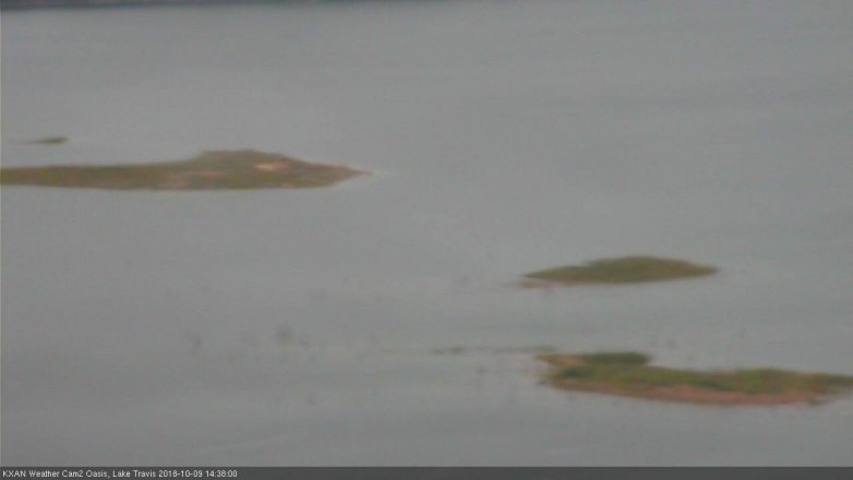 Lake Travis webcam, October 9, 2018 1:40 PM CT