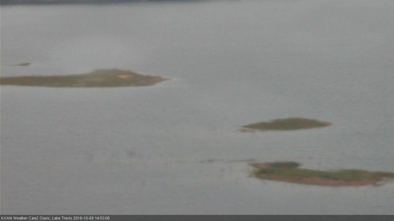 Lake Travis webcam, October 9, 2018 1:55 PM CT