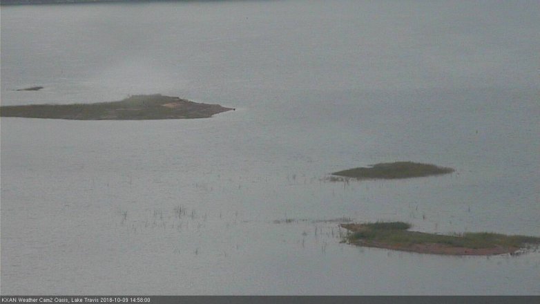 Lake Travis webcam, October 9, 2018 2:00 PM CT