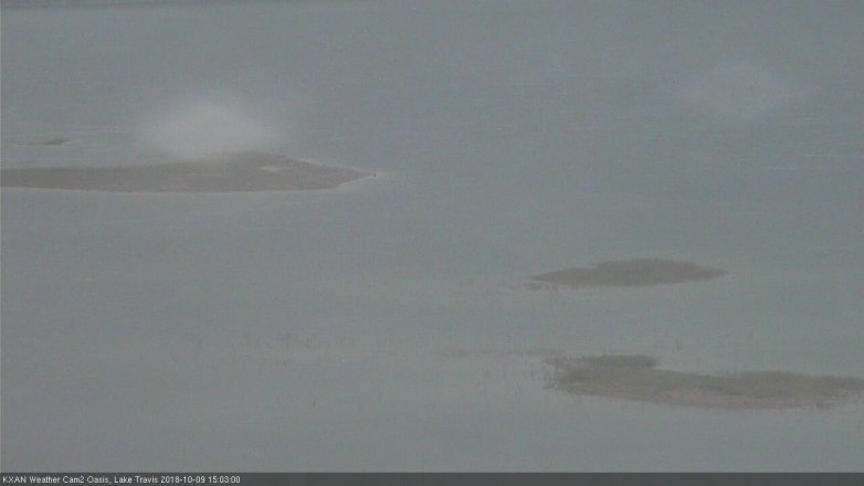 Lake Travis webcam, October 9, 2018 2:05 PM CT