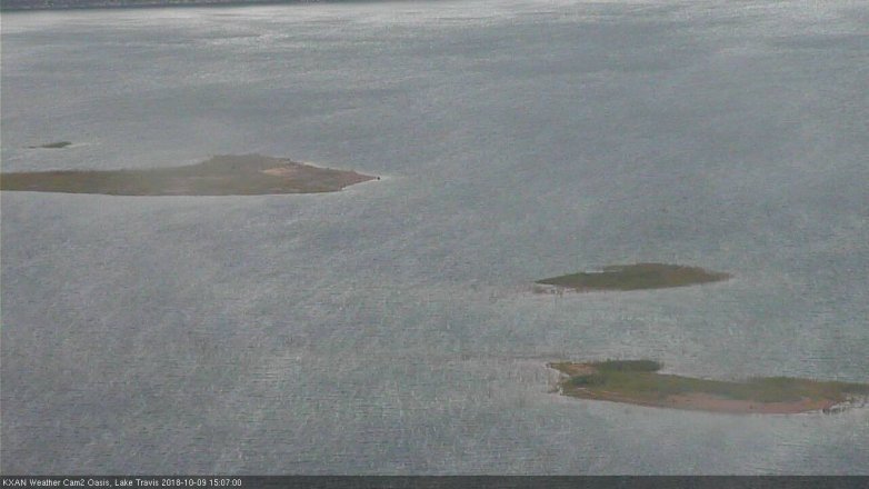 Lake Travis webcam, October 9, 2018 2:10 PM CT