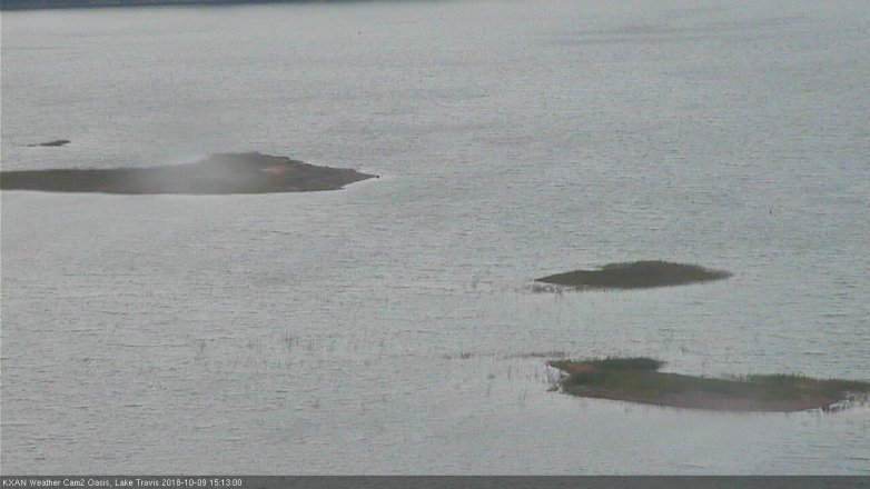 Lake Travis webcam, October 9, 2018 2:15 PM CT