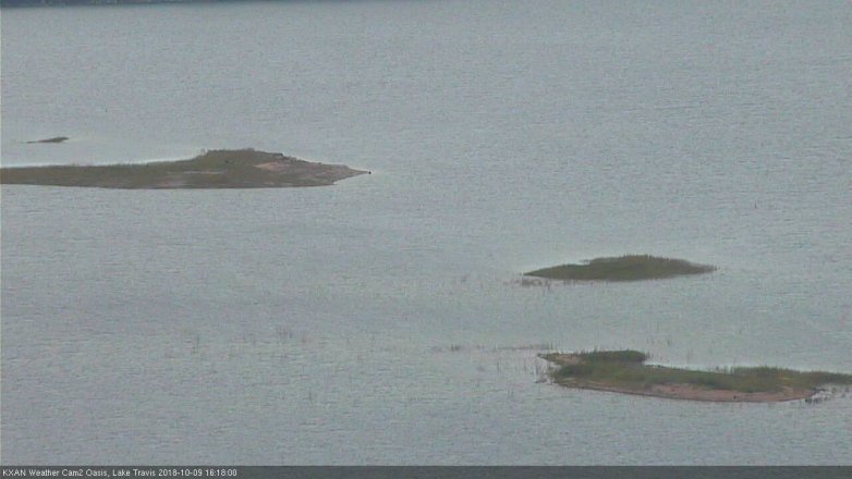 Lake Travis webcam, October 9, 2018 3:20 PM CT