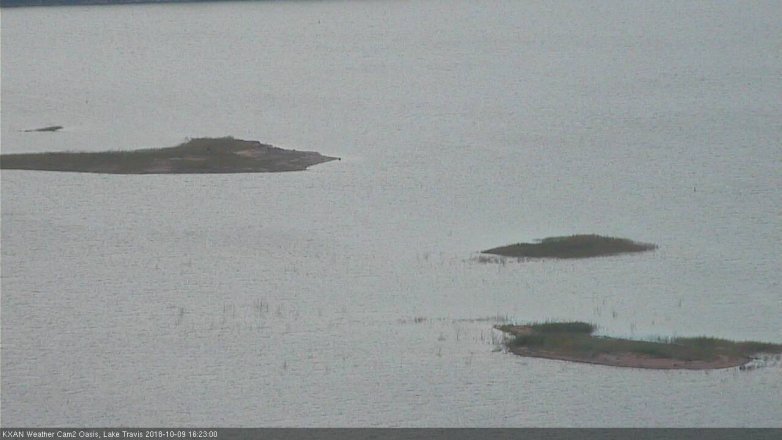 Lake Travis webcam, October 9, 2018 3:25 PM CT