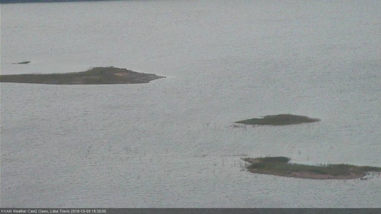 Lake Travis webcam, October 9, 2018 3:40 PM CT
