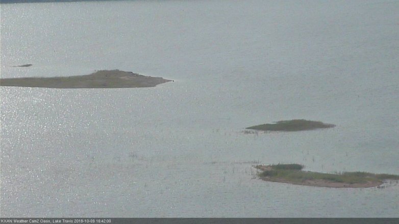 Lake Travis webcam, October 9, 2018 3:45 PM CT