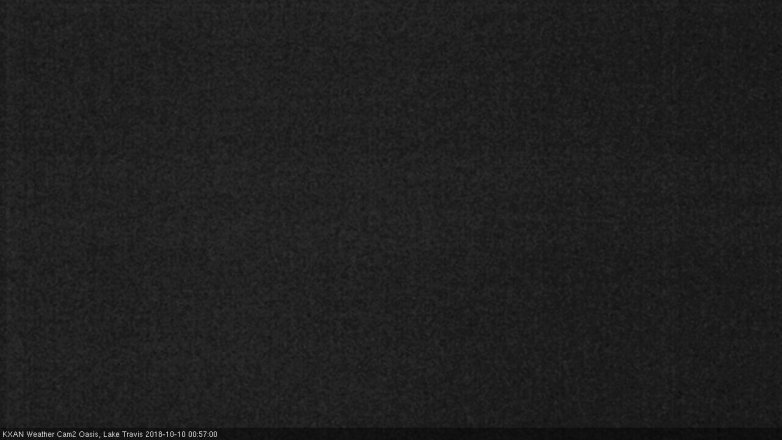 Lake Travis webcam, October 9, 2018 12:00 AM CT