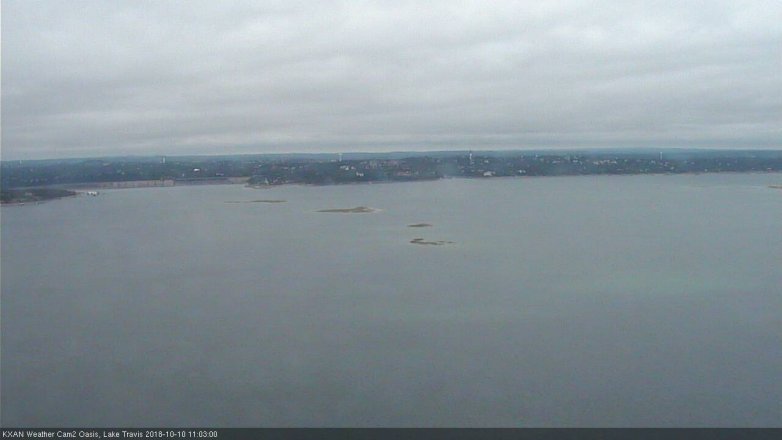 Lake Travis webcam, October 10, 2018 10:05 AM CT