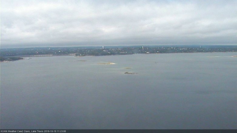 Lake Travis webcam, October 10, 2018 10:25 AM CT