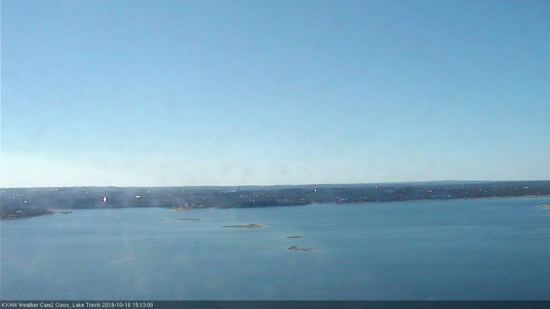 Lake Travis webcam, October 10, 2018 2:15 PM CT