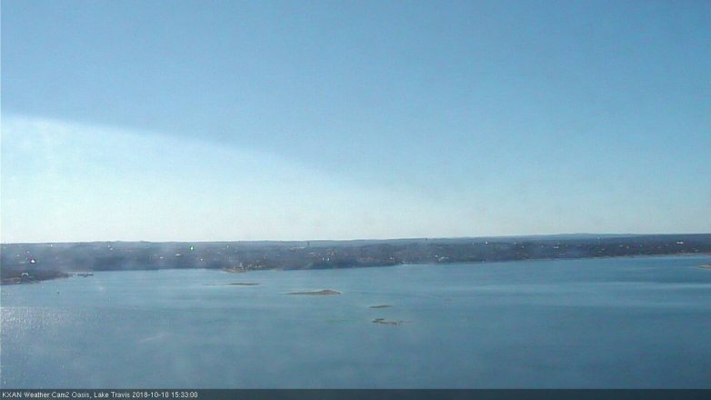 Lake Travis webcam, October 10, 2018 2:35 PM CT