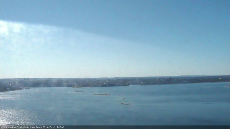 Lake Travis webcam, October 10, 2018 2:50 PM CT