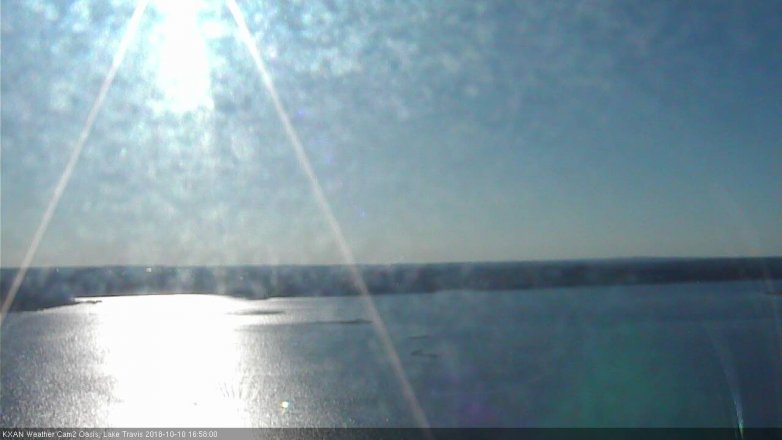 Lake Travis webcam, October 10, 2018 4:00 PM CT