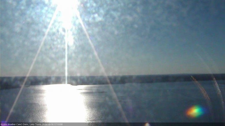 Lake Travis webcam, October 10, 2018 4:20 PM CT