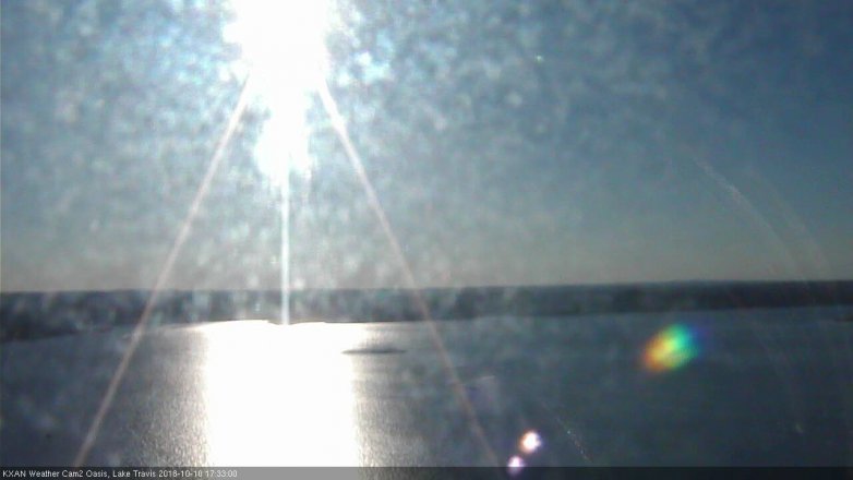 Lake Travis webcam, October 10, 2018 4:35 PM CT