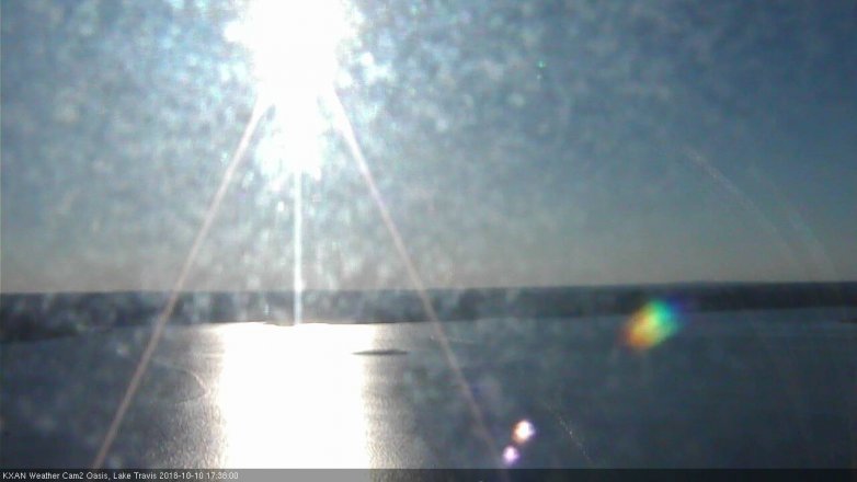 Lake Travis webcam, October 10, 2018 4:40 PM CT
