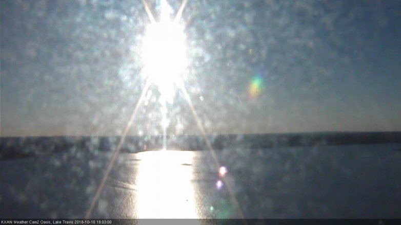 Lake Travis webcam, October 10, 2018 5:05 PM CT
