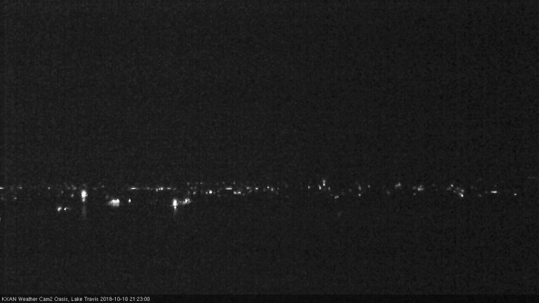 Lake Travis webcam, October 10, 2018 8:25 PM CT