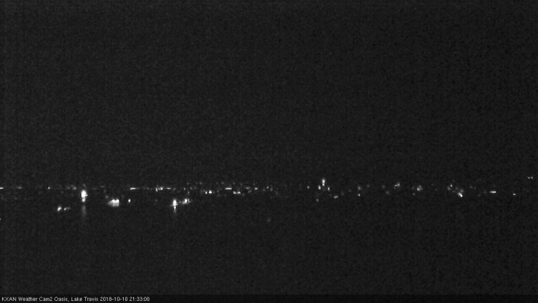 Lake Travis webcam, October 10, 2018 8:35 PM CT