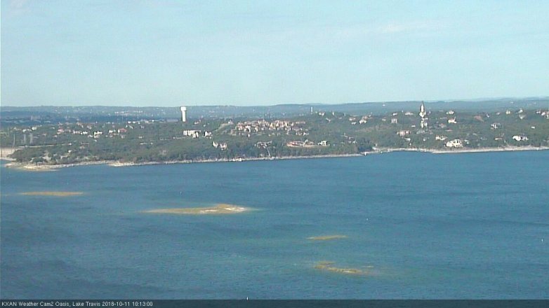 Lake Travis webcam, October 11, 2018 9:15 AM CT