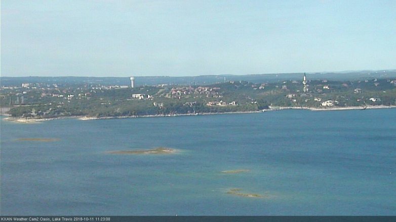Lake Travis webcam, October 11, 2018 10:25 AM CT