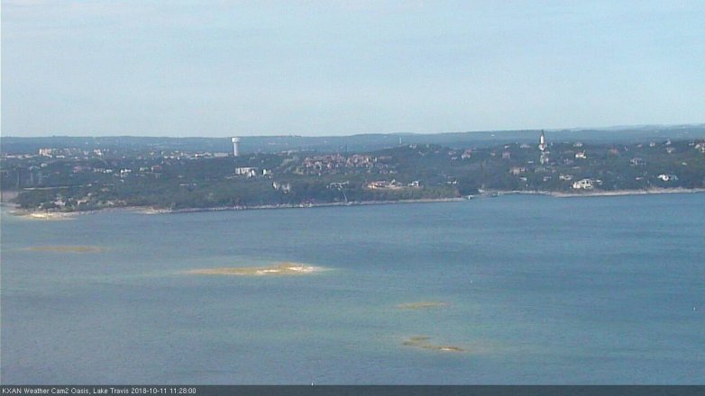 Lake Travis webcam, October 11, 2018 10:30 AM CT