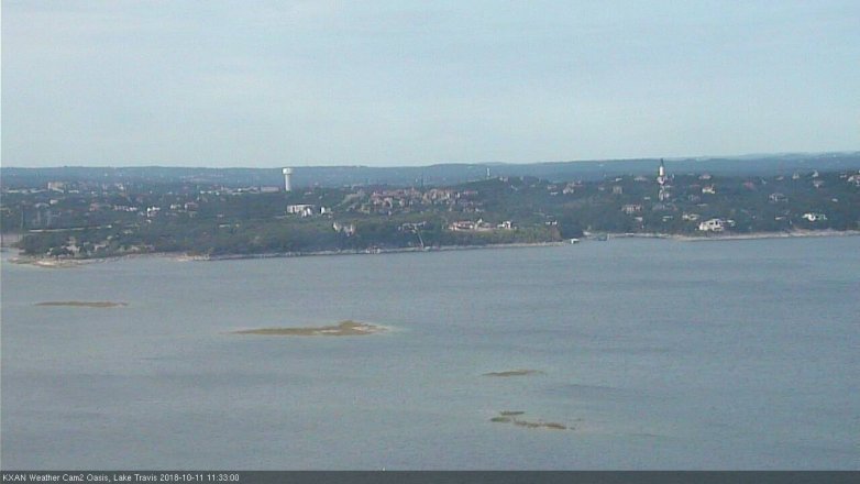 Lake Travis webcam, October 11, 2018 10:35 AM CT