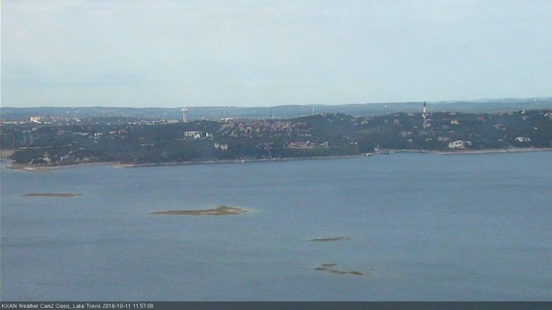 Lake Travis webcam, October 11, 2018 11:00 AM CT