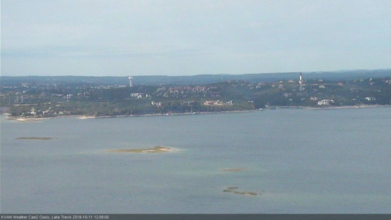 Lake Travis webcam, October 11, 2018 11:10 AM CT
