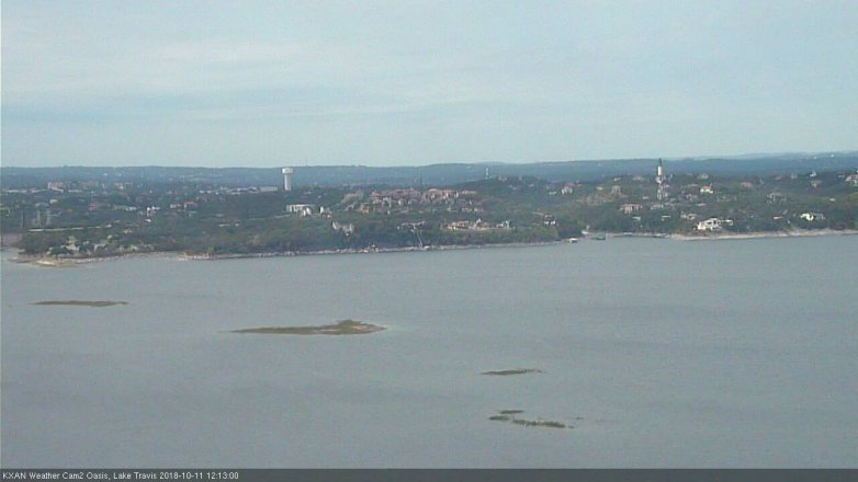 Lake Travis webcam, October 11, 2018 11:15 AM CT