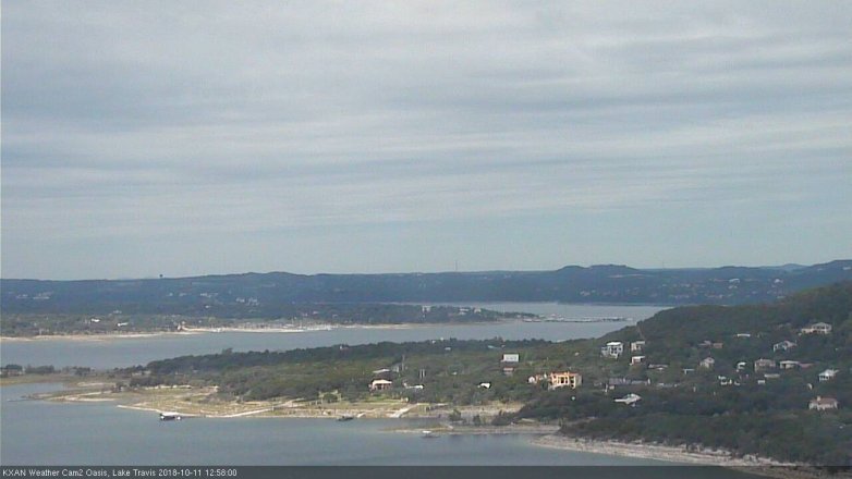Lake Travis webcam, October 11, 2018 12:00 PM CT