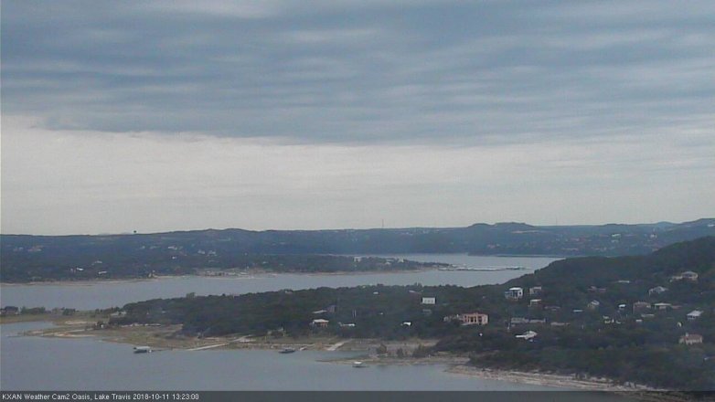 Lake Travis webcam, October 11, 2018 12:25 PM CT
