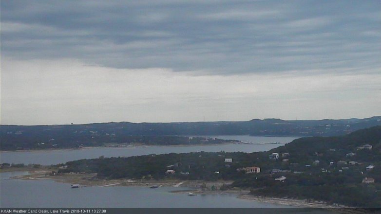 Lake Travis webcam, October 11, 2018 12:30 PM CT