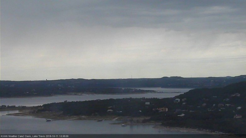 Lake Travis webcam, October 11, 2018 12:40 PM CT
