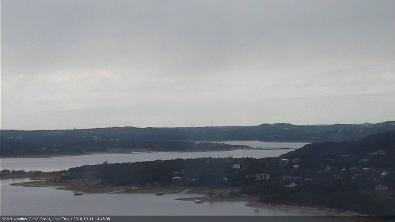 Lake Travis webcam, October 11, 2018 12:50 PM CT
