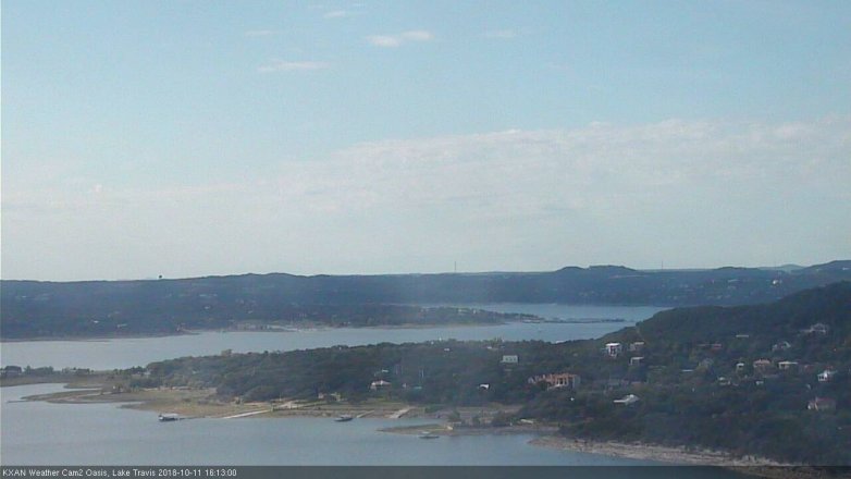 Lake Travis webcam, October 11, 2018 3:15 PM CT