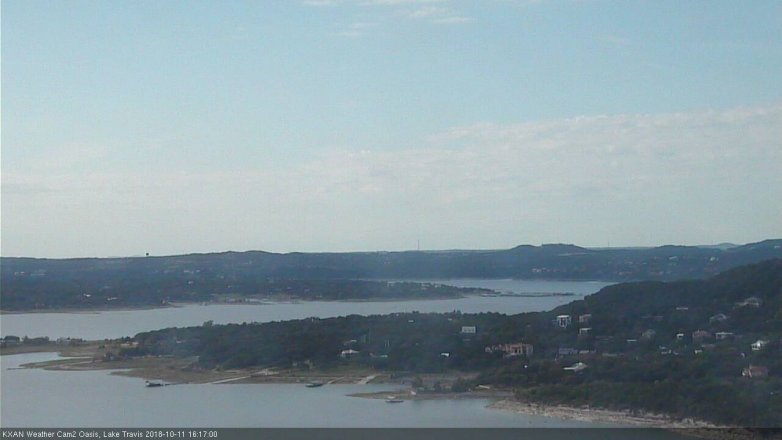 Lake Travis webcam, October 11, 2018 3:20 PM CT