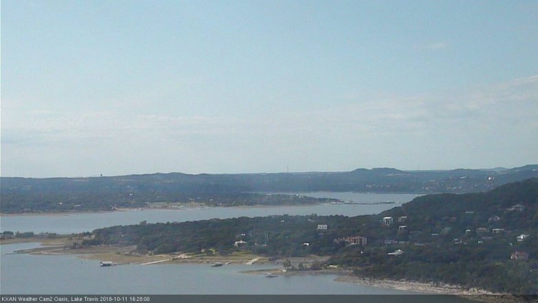 Lake Travis webcam, October 11, 2018 3:30 PM CT