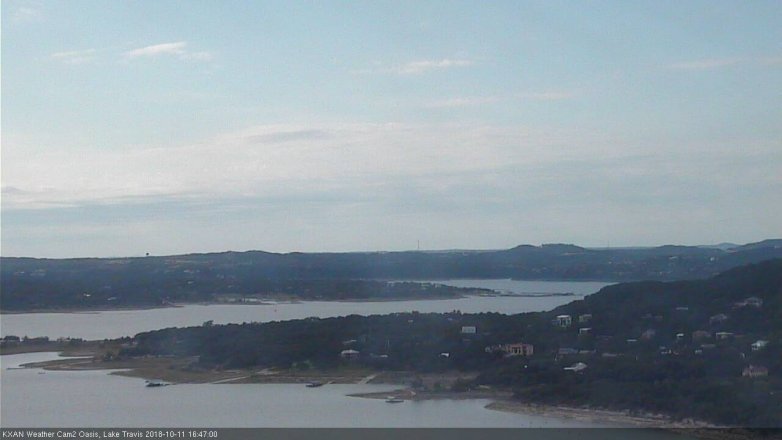 Lake Travis webcam, October 11, 2018 3:50 PM CT