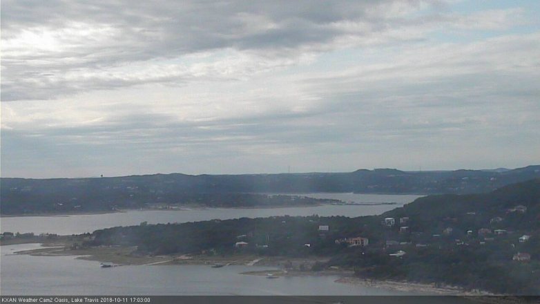 Lake Travis webcam, October 11, 2018 4:05 PM CT