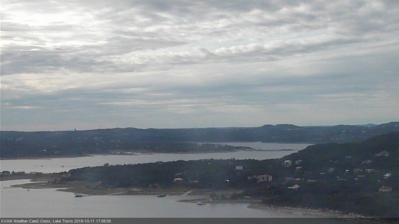 Lake Travis webcam, October 11, 2018 4:10 PM CT