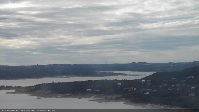 Lake Travis webcam, October 11, 2018 4:15 PM CT