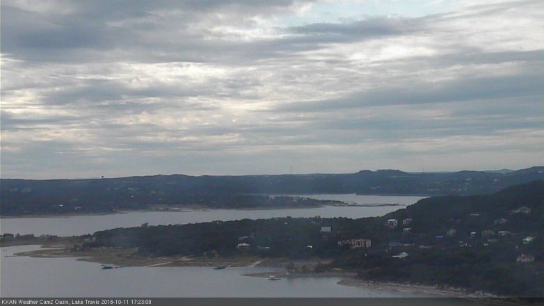 Lake Travis webcam, October 11, 2018 4:25 PM CT